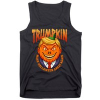 Funny Trumpkin Make Halloween Great Again America Humor Tank Top