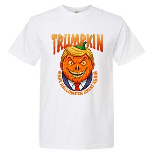 Funny Trumpkin Make Halloween Great Again America Humor Garment-Dyed Heavyweight T-Shirt