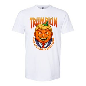 Funny Trumpkin Make Halloween Great Again America Humor Softstyle CVC T-Shirt