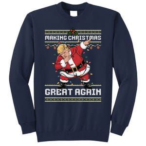 Funny Trump Making Make Christmas Great Again Ugly Christmas Tall Sweatshirt