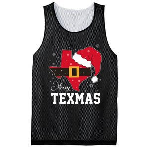 Funny Texas Merry Texmas Christmas State Santa Hat Clothing Mesh Reversible Basketball Jersey Tank