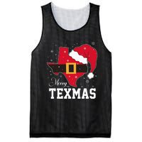 Funny Texas Merry Texmas Christmas State Santa Hat Clothing Mesh Reversible Basketball Jersey Tank