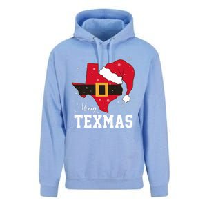 Funny Texas Merry Texmas Christmas State Santa Hat Clothing Unisex Surf Hoodie