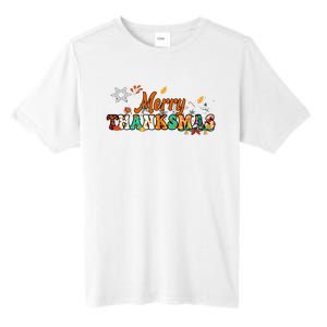 Funny Thanksmas Merry Thanksmas Thanksgiving Christmas Tall Fusion ChromaSoft Performance T-Shirt