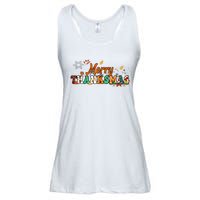 Funny Thanksmas Merry Thanksmas Thanksgiving Christmas Ladies Essential Flowy Tank