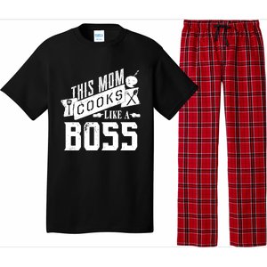 Funny This Mom Cooks Like A Boss Gift Pajama Set