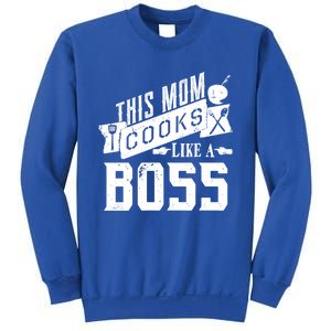 Funny This Mom Cooks Like A Boss Gift Sweatshirt