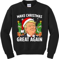 Funny Trump Make Christmas Great Again Ugly Sweater Xmas Kids Sweatshirt