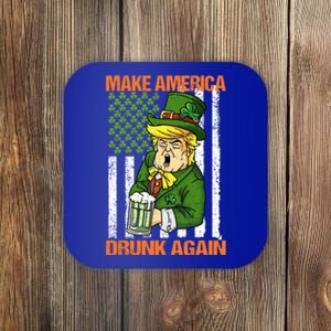 Funny Trump Make America Drunk Again Beer St Patricks Day Cute Gift Coaster