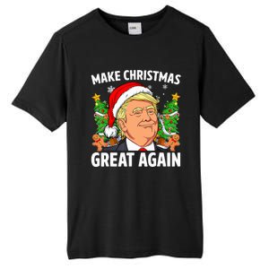 Funny Trump Make Christmas Great Again Ugly Sweater Xmas  Tall Fusion ChromaSoft Performance T-Shirt