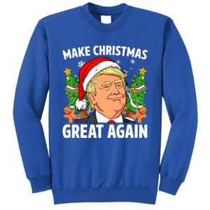 Funny Trump Make Christmas Great Again Ugly Sweater Xmas  Tall Sweatshirt