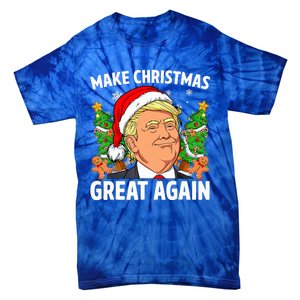 Funny Trump Make Christmas Great Again Ugly Sweater Xmas  Tie-Dye T-Shirt