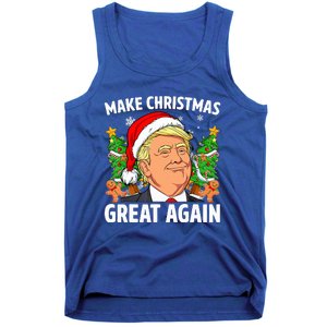 Funny Trump Make Christmas Great Again Ugly Sweater Xmas  Tank Top