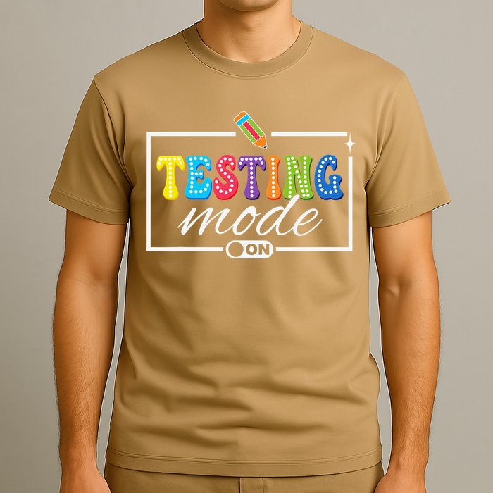 Funny Testing Mode On Testing Day Motivational Teacher T-Shirt