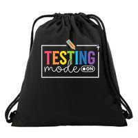 Funny Testing Mode On Testing Day Motivational Teach.er  Drawstring Bag
