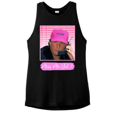 Funny Trump Miss Me Yet Trump 2024 President 2024 Ladies PosiCharge Tri-Blend Wicking Tank