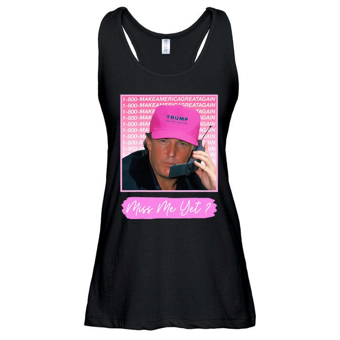 Funny Trump Miss Me Yet Trump 2024 President 2024 Ladies Essential Flowy Tank