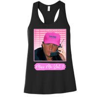 Funny Trump Miss Me Yet Trump 2024 President 2024 Women's Racerback Tank