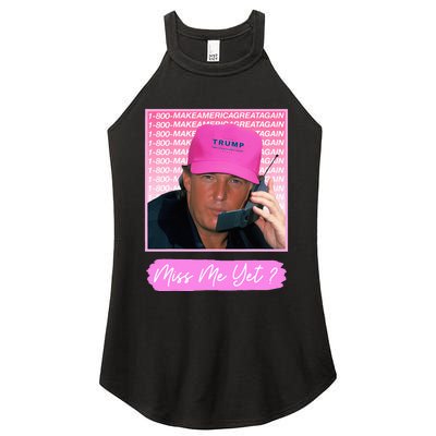 Funny Trump Miss Me Yet Trump 2024 President 2024 Women's Perfect Tri Rocker Tank