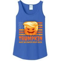 Funny Trumpkin Make Halloween Great Again Patriotic Humor Meaningful Gift Ladies Essential Tank