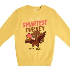 Funny Turkey Matching Family Group Thanksgiving Party Pajama Meaningful Gift Premium Crewneck Sweatshirt