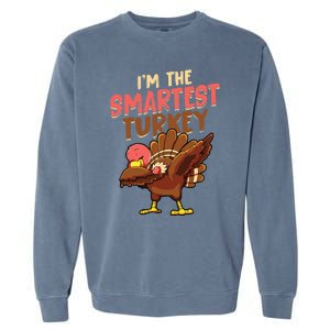 Funny Turkey Matching Family Group Thanksgiving Party Pajama Meaningful Gift Garment-Dyed Sweatshirt