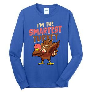 Funny Turkey Matching Family Group Thanksgiving Party Pajama Meaningful Gift Tall Long Sleeve T-Shirt