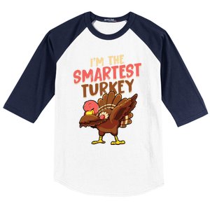 Funny Turkey Matching Family Group Thanksgiving Party Pajama Meaningful Gift Baseball Sleeve Shirt