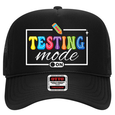 Funny Testing Mode On Testing Day Motivational Teacher  Trucker Hat