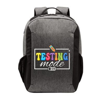 Funny Testing Mode On Testing Day Motivational Teacher  Vector Backpack