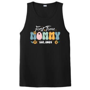 First Time Mommy Est 2024 New Mom Pregnancy Announcement PosiCharge Competitor Tank