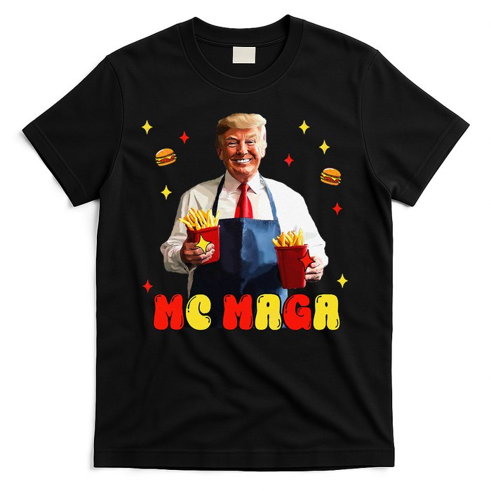 Funny Trump Mc Maga Fries Fast Food T-Shirt