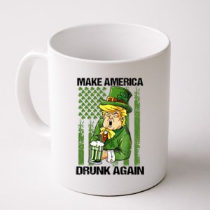 Funny Trump Make America Drunk Again Beer St Patricks Day Great Gift Coffee Mug