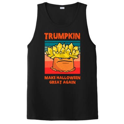 Funny Trumpkin Make Halloween Great Again Vintage Funny Gift Gift PosiCharge Competitor Tank