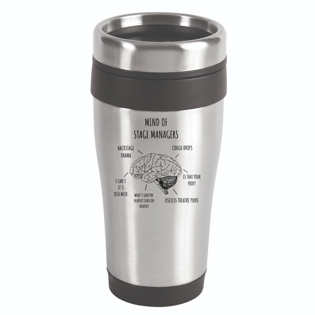 Funny Theatre Mind Of Stage Manager Broadway Musical Theater Gift 16oz Travel Tumbler