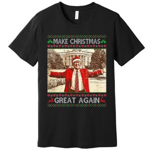 Funny Trump Make Christmas Great Again Xmas Family Pajamas Premium T-Shirt