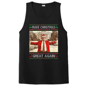 Funny Trump Make Christmas Great Again Xmas Family Pajamas PosiCharge Competitor Tank