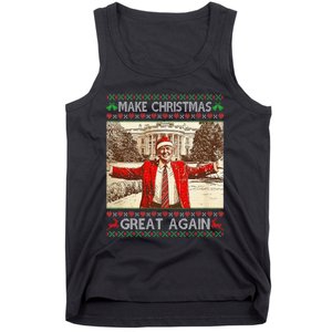 Funny Trump Make Christmas Great Again Xmas Family Pajamas Tank Top