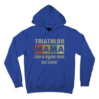 Funny Triathlon Mom Definition Proud Triathlon Mom Gift Hoodie