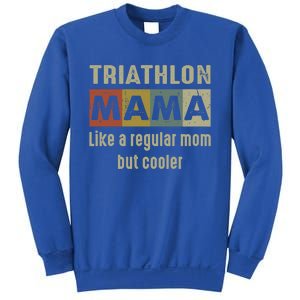 Funny Triathlon Mom Definition Proud Triathlon Mom Gift Sweatshirt