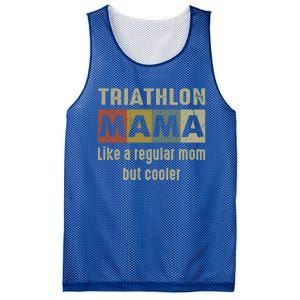 Funny Triathlon Mom Definition Proud Triathlon Mom Gift Mesh Reversible Basketball Jersey Tank