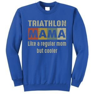 Funny Triathlon Mom Definition Proud Triathlon Mom Gift Tall Sweatshirt