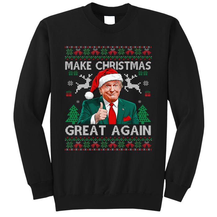 Funny Trump Make Christmas Great Again Ugly Sweater Xmas Sweatshirt