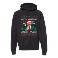 Funny Trump Make Christmas Great Again Ugly Sweater Xmas Premium Hoodie