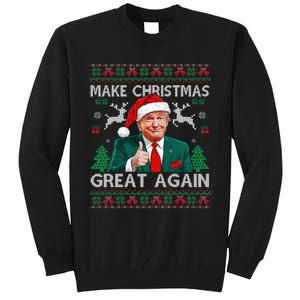 Funny Trump Make Christmas Great Again Ugly Sweater Xmas Tall Sweatshirt