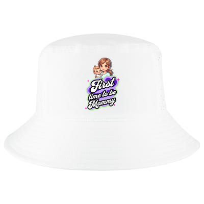 First Time Mommy Soon To Be Mommy New Mom Cool Comfort Performance Bucket Hat