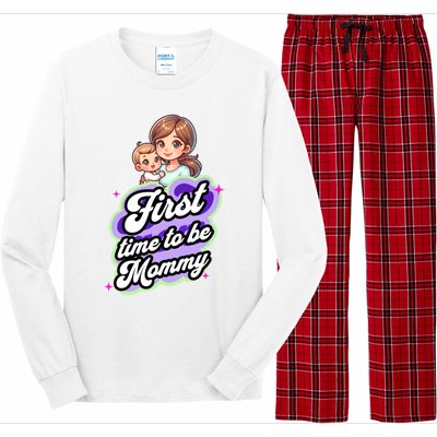 First Time Mommy Soon To Be Mommy New Mom Long Sleeve Pajama Set