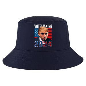 Funny Trump Male Model Vote Maxing 2024 Election Cool Comfort Performance Bucket Hat