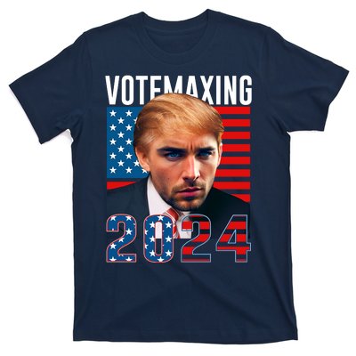 Funny Trump Male Model Vote Maxing 2024 Election T-Shirt