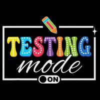 Funny Testing Mode On Testing Day Motivational Teacher Mousepad